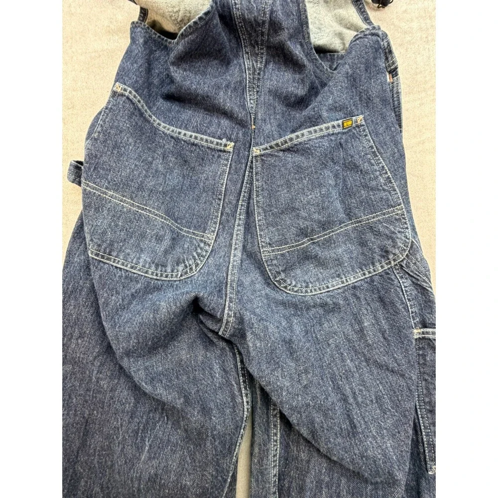 Vintage Y2K 90s Polo Jeans Workwear Ralph Lauren Denim Coveralls Women Size Smal - Picture 15 of 16